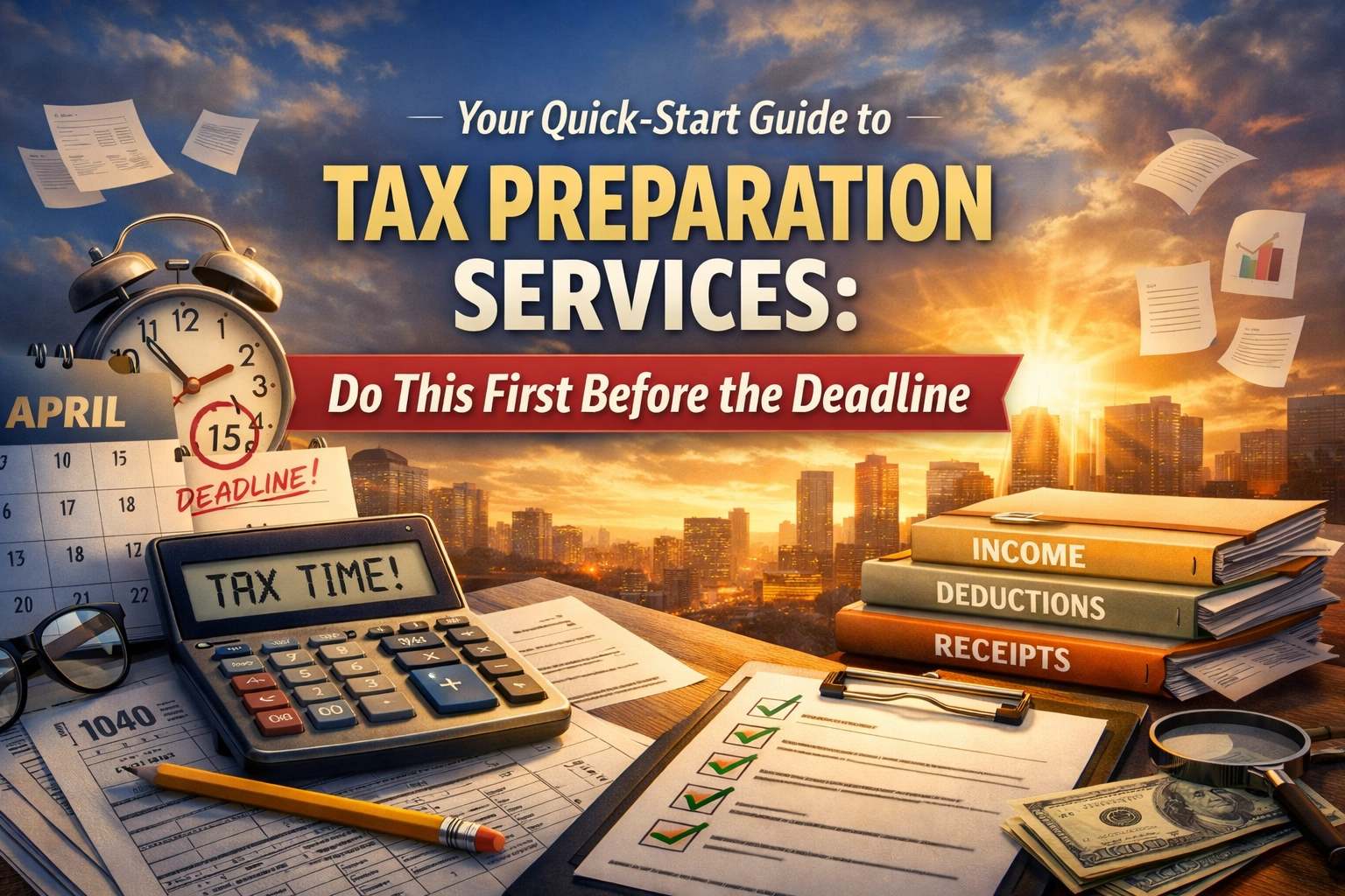 Your Quick-Start Guide to Tax Preparation Services: Do This First Before the Deadline
