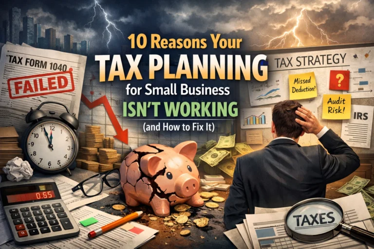 10 Reasons Your San Marcos Small Business Tax Planning Isn’t Working (And How to Fix It)