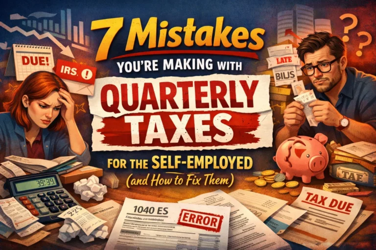 7 Mistakes You’re Making with Quarterly Taxes for the Self-Employed (and How to Fix Them)