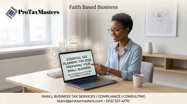 Tax Planning for Small Business: A Quick Guide to 2026 Business Tax Filing Changes Under OBBBA