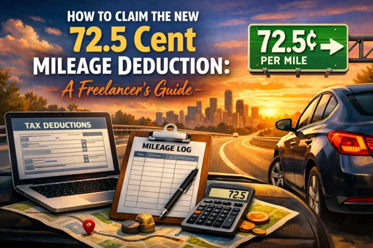 How to Claim the New 72.5 Cent Mileage Deduction: A Freelancer’s Guide