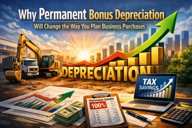 Why Permanent Bonus Depreciation Will Change the Way You Plan Business Purchases