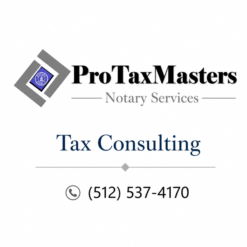 Logo ProTaxMasters- Notary Services
